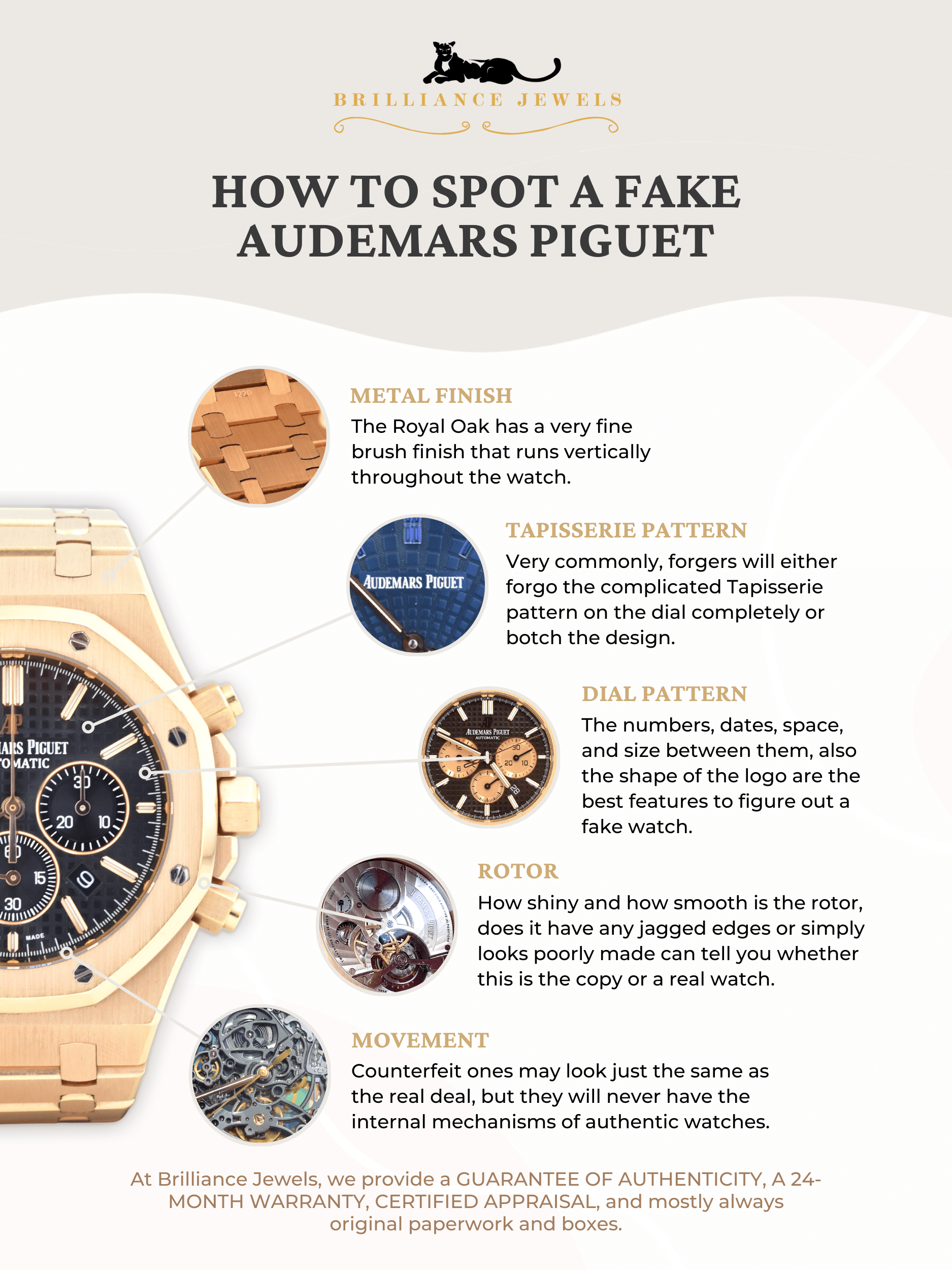 Audemars Piguet Royal Oak vs Fake: Key Indicators to Look For